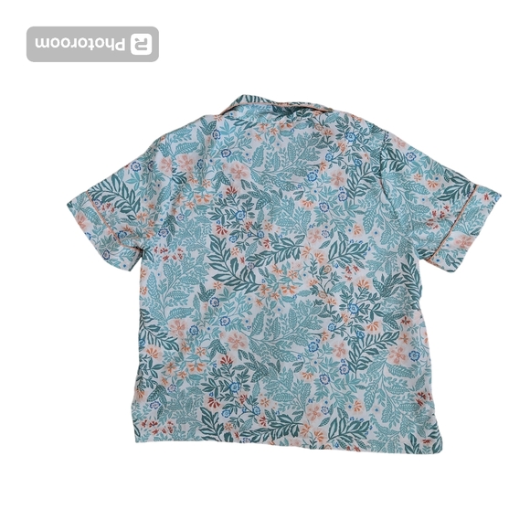 Joie Green Tropical Floral Pajama Lounge Set - M - Picture 3 of 9